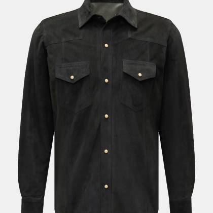 Rifugio - Herren - Velourslederjacke anthrazit Rifugio - Herren - Velourslederjacke anthrazit