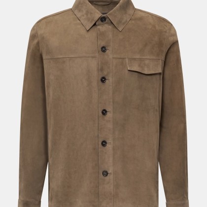 Arma - Herren - Velourslederjacke %27Dillen%27 taupe Arma - Herren - Velourslederjacke %27Dillen%27 taupe