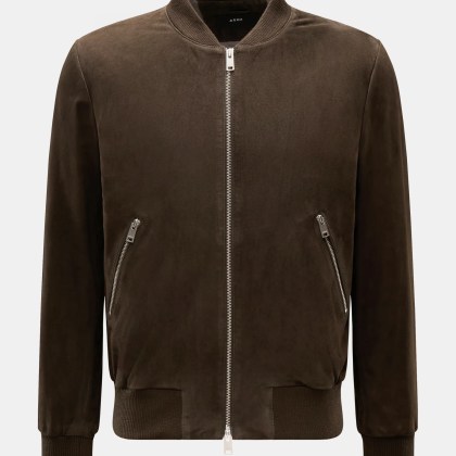 Arma - Herren - Veloursleder Blouson %27Didier%27 dunkelbraun Arma - Herren - Veloursleder Blouson %27Didier%27 dunkelbraun