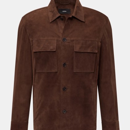 Arma - Herren - Velourslederjacke %27Mex%27 dunkelbraun Arma - Herren - Velourslederjacke %27Mex%27 dunkelbraun