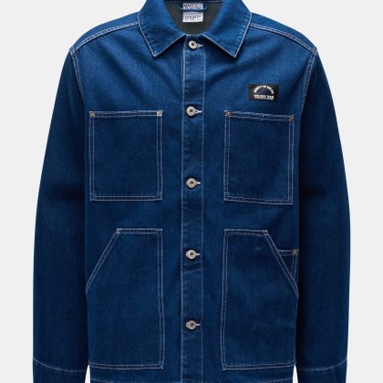 Marcelo Burlon - Herren - Jeansjacke %27Stone 20 DNM Workwear JKT%27 dunkelblau Marcelo Burlon - Herren - Jeansjacke %27Stone 20 DNM Workwear JKT%27 dunkelblau