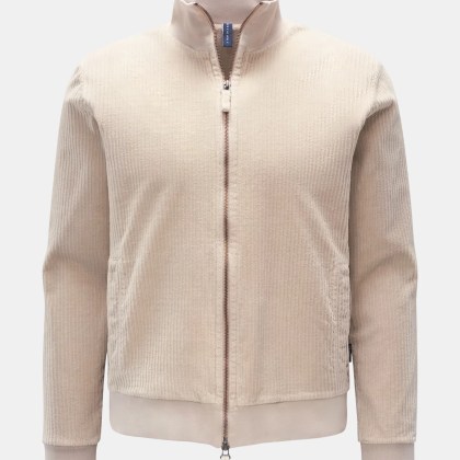 04651/ A trip in a bag - Herren - Cordblouson %27Cord Bomber%27 beige 04651/ A trip in a bag - Herren - Cordblouson %27Cord Bomber%27 beige