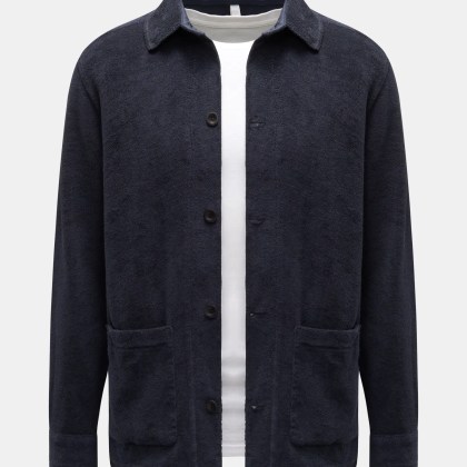 04651/ A trip in a bag - Herren - Frottee-Overshirt %27Terry Jacket%27 navy 04651/ A trip in a bag - Herren - Frottee-Overshirt %27Terry Jacket%27 navy