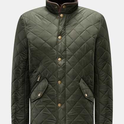 Barbour - Herren - Steppjacke %27Powell Quilt%27 dunkelgrün Barbour - Herren - Steppjacke %27Powell Quilt%27 dunkelgrün