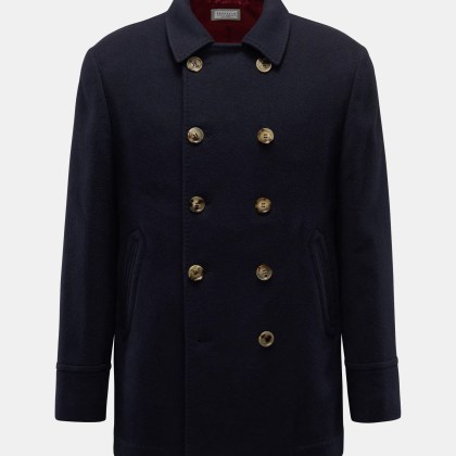 Brunello Cucinelli - Herren - Cashmere Cabanjacke navy Brunello Cucinelli - Herren - Cashmere Cabanjacke navy