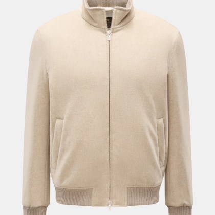 Mandelli - Herren - Cashmere Blouson beige Mandelli - Herren - Cashmere Blouson beige