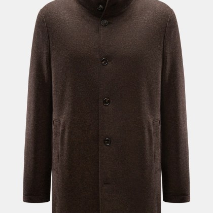 Mandelli - Herren - Cashmere Jacke dunkelbraun meliert Mandelli - Herren - Cashmere Jacke dunkelbraun meliert