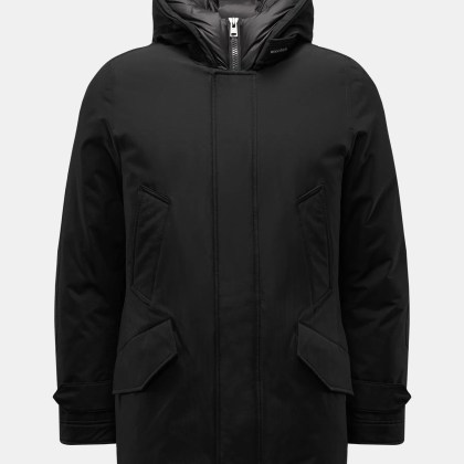 Woolrich - Herren - Daunenparka %27Polar High Collar%27 schwarz Woolrich - Herren - Daunenparka %27Polar High Collar%27 schwarz