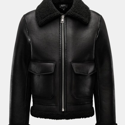 A.P.C. - Herren - Jacke %27Tommy%27 schwarz A.P.C. - Herren - Jacke %27Tommy%27 schwarz