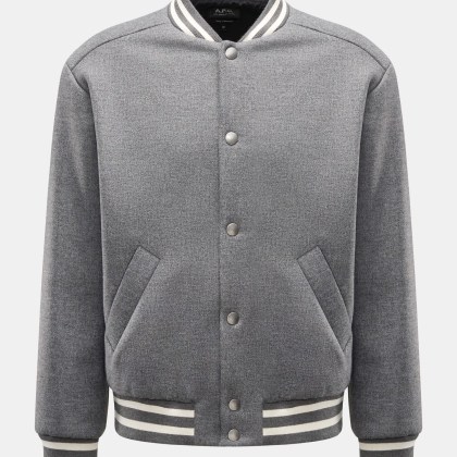 A.P.C. - Herren - Blouson %27Micky%27 grau meliert A.P.C. - Herren - Blouson %27Micky%27 grau meliert