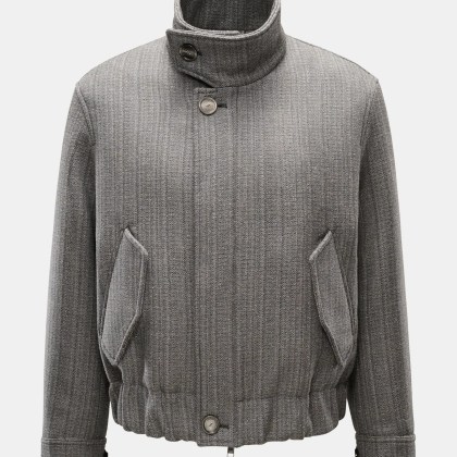 Ami Paris - Herren - Blouson %27Harrington%27 grau meliert Ami Paris - Herren - Blouson %27Harrington%27 grau meliert