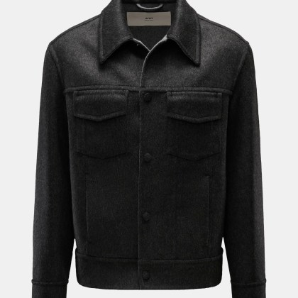 Ami Paris - Herren - Overshirt anthrazit Ami Paris - Herren - Overshirt anthrazit