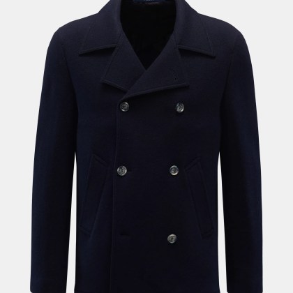 Fedeli - Herren - Cashmere Cabanjacke navy Fedeli - Herren - Cashmere Cabanjacke navy