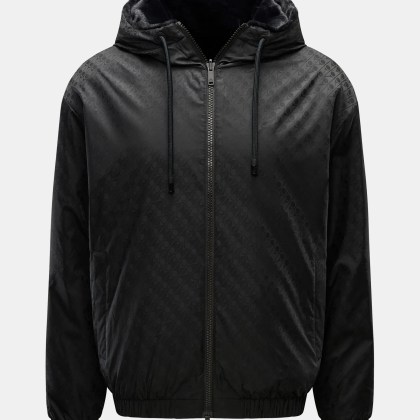Moose Knuckles - Herren - Wende-Blouson %27Borden Monogram%27 schwarz gemustert Moose Knuckles - Herren - Wende-Blouson %27Borden Monogram%27 schwarz gemustert