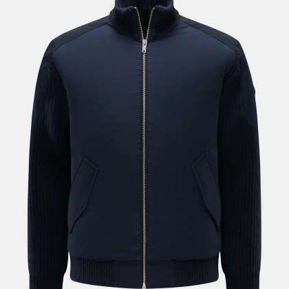 Moose Knuckles - Herren - Daunenblouson %27Magnus Knit Hybrid%27 navy Moose Knuckles - Herren - Daunenblouson %27Magnus Knit Hybrid%27 navy