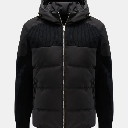 Moose Knuckles - Herren - Daunenblouson %27Glenvale Knit Hybrid%27 schwarz Moose Knuckles - Herren - Daunenblouson %27Glenvale Knit Hybrid%27 schwarz