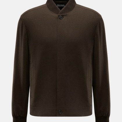 Zegna - Herren - Cashmere Blouson dunkelbraun Zegna - Herren - Cashmere Blouson dunkelbraun