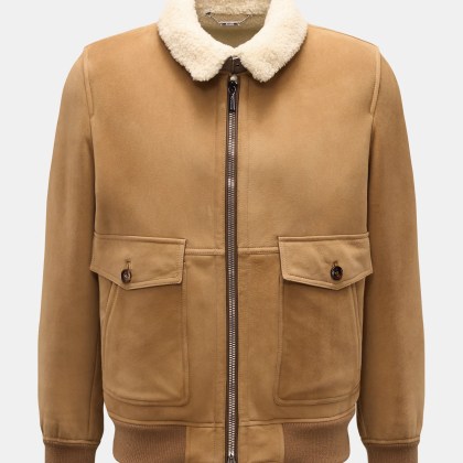 Moorer - Herren - Veloursleder-Blouson %27Fiano%27 camel Moorer - Herren - Veloursleder-Blouson %27Fiano%27 camel
