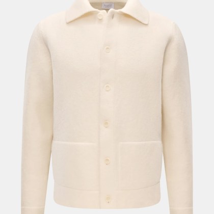 04651/ A trip in a bag - Herren - Woll-Overshirt %27Boiled Blouson%27 creme 04651/ A trip in a bag - Herren - Woll-Overshirt %27Boiled Blouson%27 creme