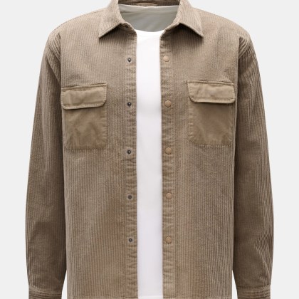 04651/ A trip in a bag - Herren - Cord-Overshirt taupe 04651/ A trip in a bag - Herren - Cord-Overshirt taupe