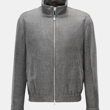 Brunello Cucinelli - Herren - Blouson grau meliert Brunello Cucinelli - Herren - Blouson grau meliert