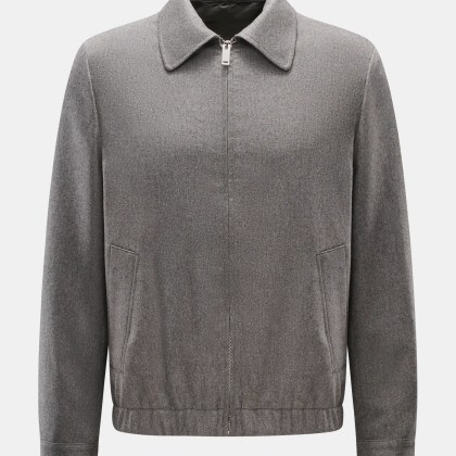 Incotex - Herren - Flanell-Blouson grau Incotex - Herren - Flanell-Blouson grau