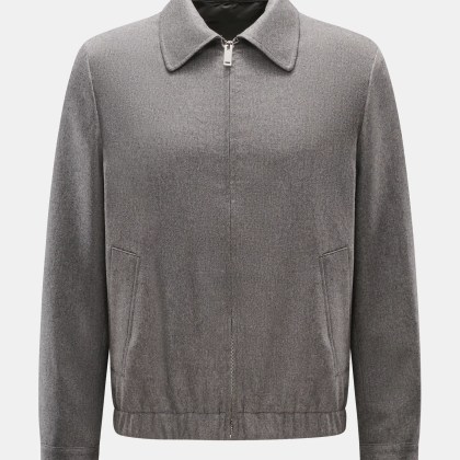 Incotex - Herren - Flanell-Blouson grau Incotex - Herren - Flanell-Blouson grau