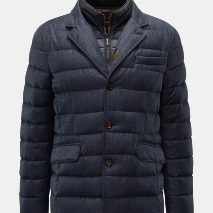 Moorer - Herren - Daunenjacke %27Nomos%27 dark navy meliert Moorer - Herren - Daunenjacke %27Nomos%27 dark navy meliert