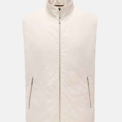 Moorer - Herren - Outdoor-Weste %27Senio-Si%27 creme Moorer - Herren - Outdoor-Weste %27Senio-Si%27 creme