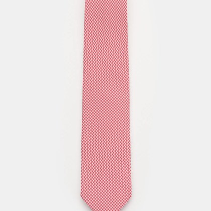 Bigi - Herren - Seidenkrawatte %27Nilo%27 rot/weiß gemustert Bigi - Herren - Seidenkrawatte %27Nilo%27 rot/weiß gemustert
