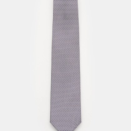 Bigi - Herren - Seidenkrawatte %27Nilo%27 schwarz/weiß gemustert Bigi - Herren - Seidenkrawatte %27Nilo%27 schwarz/weiß gemustert