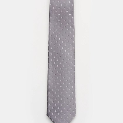 Bigi - Herren - Seidenkrawatte %27Senna%27 grau/hellgrau gemustert Bigi - Herren - Seidenkrawatte %27Senna%27 grau/hellgrau gemustert