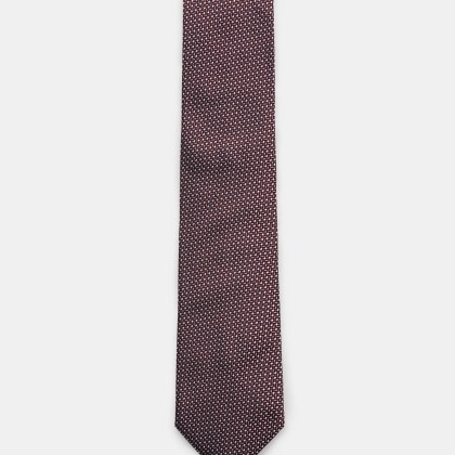 Zegna - Herren - Seidenkrawatte schwarz/bordeaux/hellgrau gemustert Zegna - Herren - Seidenkrawatte schwarz/bordeaux/hellgrau gemustert