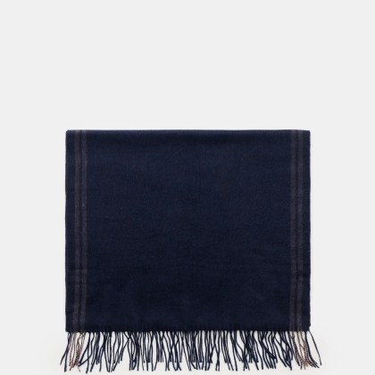 Brunello Cucinelli - Herren - Seidenschal navy/grau/bordeaux Brunello Cucinelli - Herren - Seidenschal navy/grau/bordeaux