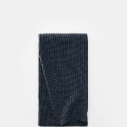 Lisa Yang - Herren - Cashmere Schal %27Marseille%27 graublau Lisa Yang - Herren - Cashmere Schal %27Marseille%27 graublau