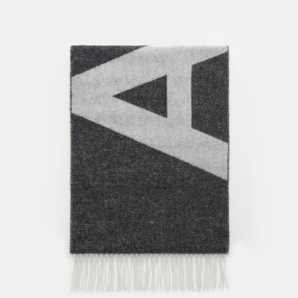 A.P.C. - Herren - Schal schwarz/offwhite A.P.C. - Herren - Schal schwarz/offwhite