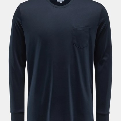 mey story - Herren - R-Neck Longsleeve navy mey story - Herren - R-Neck Longsleeve navy