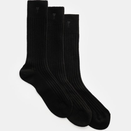 Ami Paris - Herren - Strümpfe 3er-Set schwarz Ami Paris - Herren - Strümpfe 3er-Set schwarz