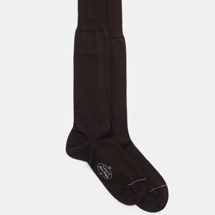 Gallo - Herren - Kniestrumpf dunkelbraun Gallo - Herren - Kniestrumpf dunkelbraun