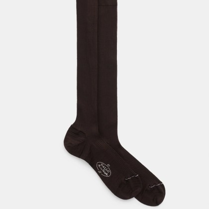 Gallo - Herren - Kniestrumpf dunkelbraun Gallo - Herren - Kniestrumpf dunkelbraun