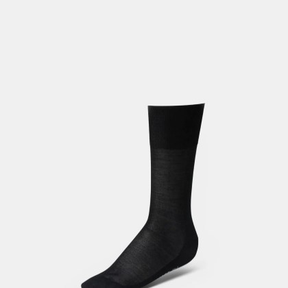 Falke - Herren - Seidenstrumpf schwarz Falke - Herren - Seidenstrumpf schwarz
