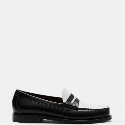 G.H.Bass - Herren - Penny Loafer %27Weejuns Larson%27 schwarz/weiß G.H.Bass - Herren - Penny Loafer %27Weejuns Larson%27 schwarz/weiß