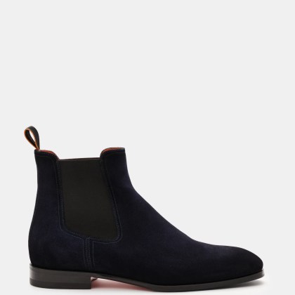 Santoni - Herren - Chelsea Boot %27Adrian%27 navy Santoni - Herren - Chelsea Boot %27Adrian%27 navy