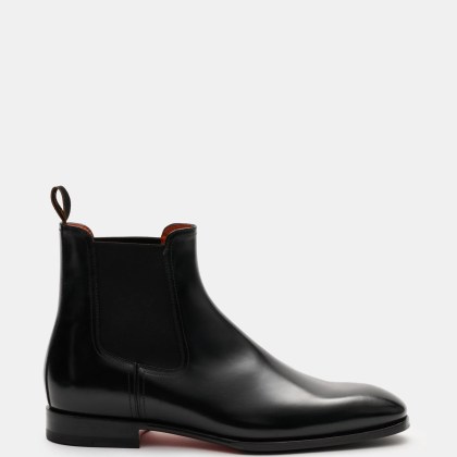 Santoni - Herren - Chelsea Boot %27Adrian%27 schwarz Santoni - Herren - Chelsea Boot %27Adrian%27 schwarz