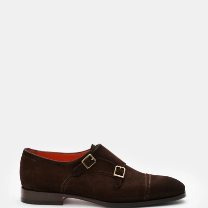 Santoni - Herren - Doppelmonk %27Adrian%27 dunkelbraun Santoni - Herren - Doppelmonk %27Adrian%27 dunkelbraun