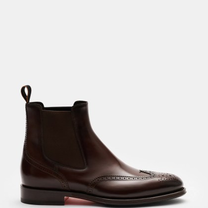 Santoni - Herren - Chelsea Boot %27Colin%27 braun Santoni - Herren - Chelsea Boot %27Colin%27 braun