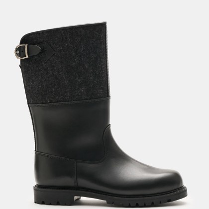 Ludwig Reiter - Herren - Boot %27Maronibrater%27 schwarz/dunkelgrau meliert Ludwig Reiter - Herren - Boot %27Maronibrater%27 schwarz/dunkelgrau meliert