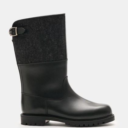 Ludwig Reiter - Herren - Boot %27Maronibrater%27 schwarz/dunkelgrau meliert Ludwig Reiter - Herren - Boot %27Maronibrater%27 schwarz/dunkelgrau meliert