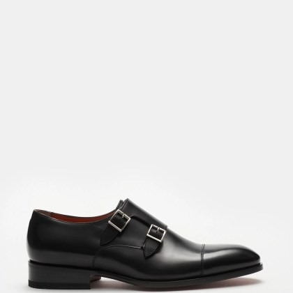 Santoni - Herren - Doppelmonk schwarz Santoni - Herren - Doppelmonk schwarz
