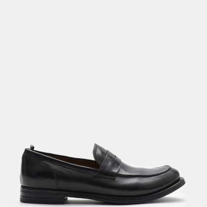 Officine Creative - Herren - Penny Loafer %27Anatomia 082%27 schwarz Officine Creative - Herren - Penny Loafer %27Anatomia 082%27 schwarz